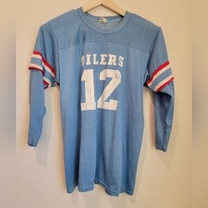 Houston Oilers Blue Vintage Jersey Size Youth XL